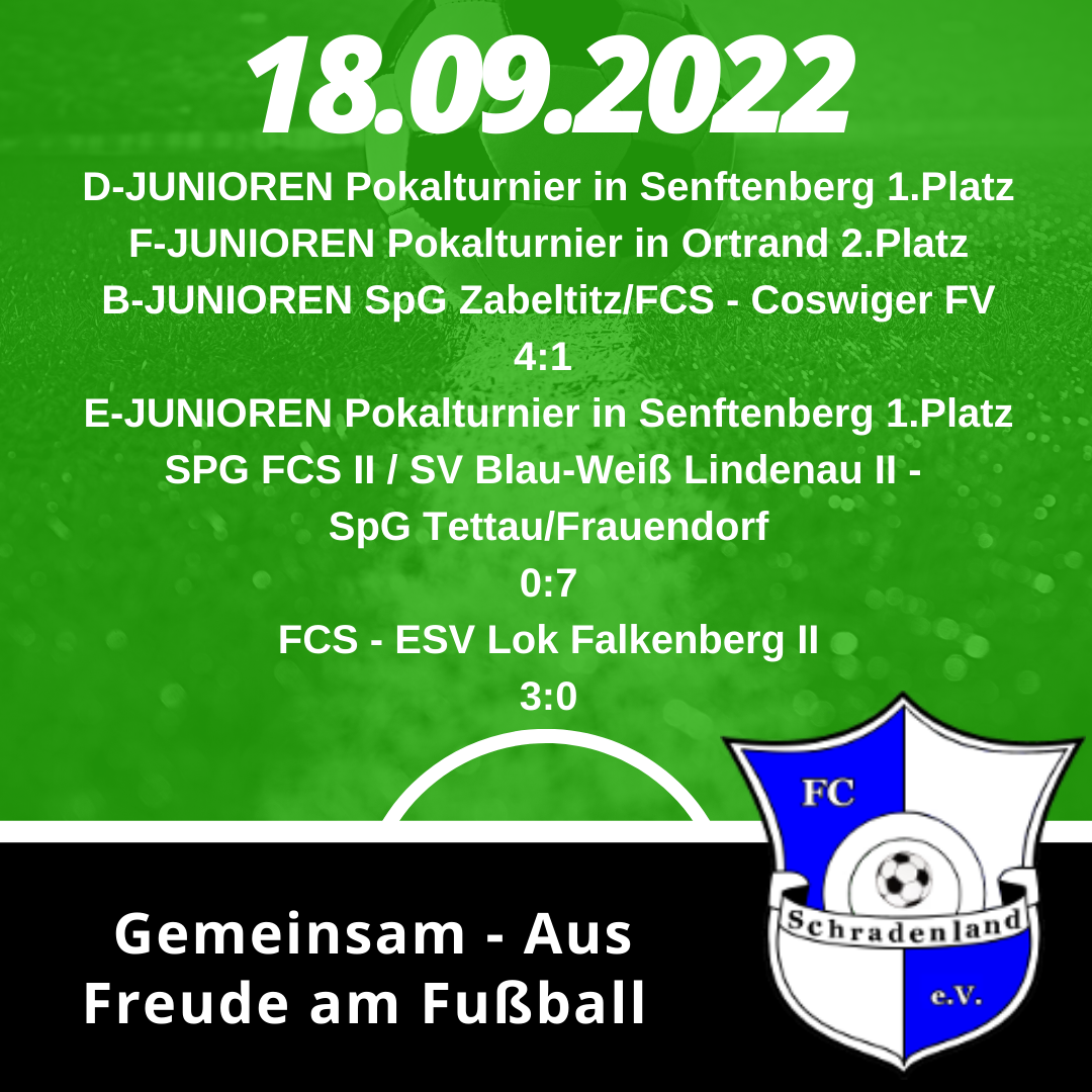Spielbericht: FC Schradenland gegen ESV Lok Falkenberg II